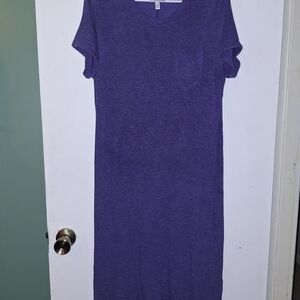 Purple T-Shirt Dress
